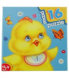 Игра настольная «Развивающая мозаика Maxi Puzzle» «Цыпленок», 3+