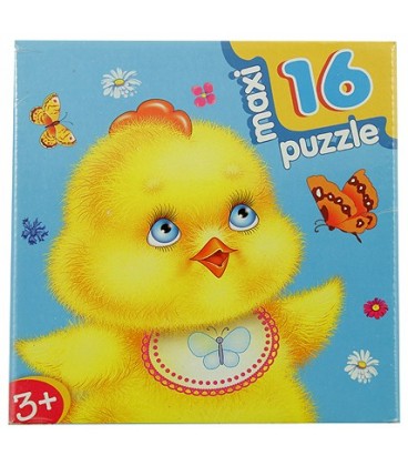 Игра настольная «Развивающая мозаика Maxi Puzzle» «Цыпленок», 3+