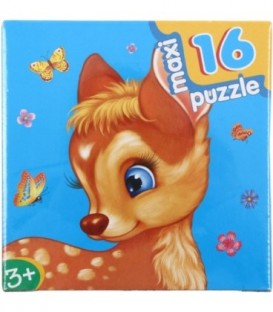 Игра настольная «Развивающая мозаика Maxi Puzzle» «Оленёнок», 3+