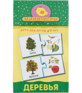Игра настольная «Мини-игры» «Деревья», 4-7 лет