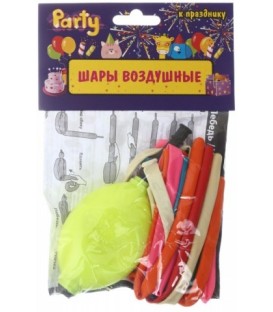 Набор воздушных шаров Action! 10 шт., для моделирования, с насосом