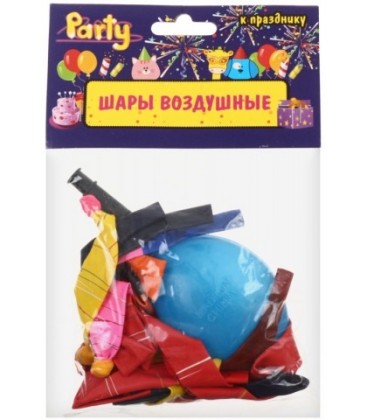 Набор воздушных шаров с насосом Action! 10 шт., «Ракеты»