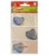 Наклейки Herlitz 8*16 см, 3 л., «Сердечки» (с линовкой для записей)