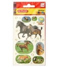 Наклейки Herlitz 8*16 см, 3 л., «Лошадки»