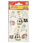 Наклейки Herlitz 8*16 см, 3 л., «Пираты»