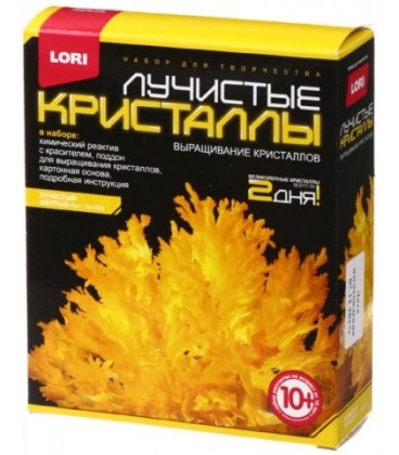 Набор для творчества «Лучистые кристаллы» «Лучистый желтый», 10+