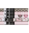 Бумага упаковочная подарочная Clairefontaine Alliance Paper 2 м*70 см, Baby Rose, ассорти