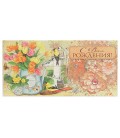 Открытка-конверт поздравительная Fiesta 85*165 мм, «С Днем Рождения» (птички, цветы)