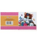 Мини-открытка поздравительная Fiesta 85*85 мм, с выборочным глиттером, «Котенок»