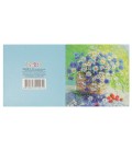 Мини-открытка поздравительная Fiesta 85*85 мм, «Ромашки с васильками»