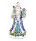 Фигурка новогодняя «Дед Мороз» 14,3*12,7*26 см, в синем костюме