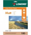 Бумага Lomond матовая 1х180г,300л,10х15см