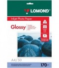 Бумага Lomond глянцевая 1x170г,25л,А4