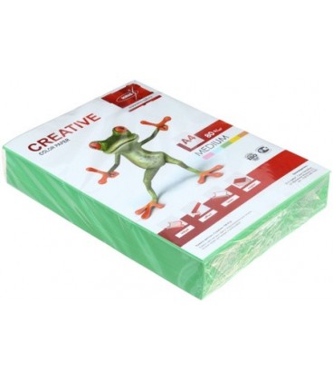 Бумага офисная цветная Kris Creative Medium А4 (210*297 мм), 80 г/м2, медиум, 500 л., зеленая