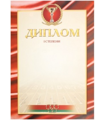 Диплом «Диплом спортивный 1-й степени»