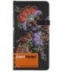 Книжка записная Paperblanks Lyon Florals 90*180 мм, 88 л., линия, «Цветочная страсть. Черная»