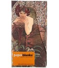 Книжка записная Paperblanks Mucha Collection 90*180 мм, 88 л., линия, «Изумруд»