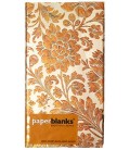 Книжка записная Paperblanks Brocaded Paper 95*180 мм, 88 л., линия, Honey Bloom «Медовые цветы»