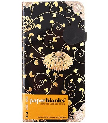 Книжка записная Paperblanks Japanese Lacquer Boxes 90*180 мм, 88 л., линия, «Каракуса»