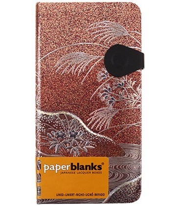 Книжка записная Paperblanks Japanese Lacquer Boxes 90*180 мм, 88 л,, линия, «Сесераги»