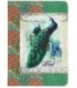 Книжка записная «Проф-пресс.Collezione» 120*170 мм, 80 л., клетка, «Два павлина»