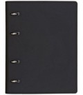 Тетрадь общая А5, 120 л. на кольцах The Notebook 165*215 мм, клетка, «Черный»