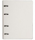Тетрадь общая А5, 120 л. на кольцах The Notebook 165*215 мм, клетка, «Белый»
