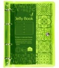 Тетрадь общая А5, 120 л. на кольцах Jelly Book 175*215 мм, клетка, «Неоново-салатовый»