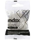 Клейкая лента канцелярская Index 18 мм*33 м, сверхпрозрачная