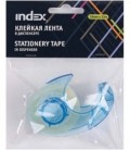 Диспенсер для клейкой ленты канцелярской Index для клейкой ленты шириной 18 мм, прозрачный ассорти