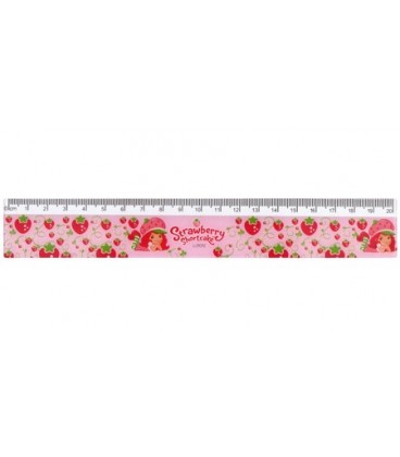 Линейка пластиковая Action! 20 см, Strawberry shortcake