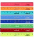 Линейка пластиковая schoolФормат 20 см, цветная, ассорти (цена за 1 шт.)