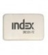 Ластик Index 8*20*31 мм, белый