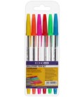 Набор шариковых ручек Economix 6 шт., 6 цветов
