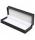 Футляр для ручек Index 188*65*34 мм, черный, белая строчка, белая подложка