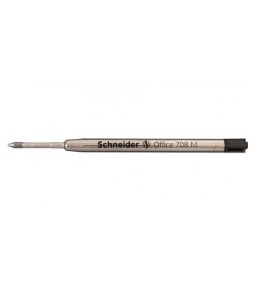Стержень для шариковых автоматических ручек Schneider тип 708 М, 98 мм, черный
