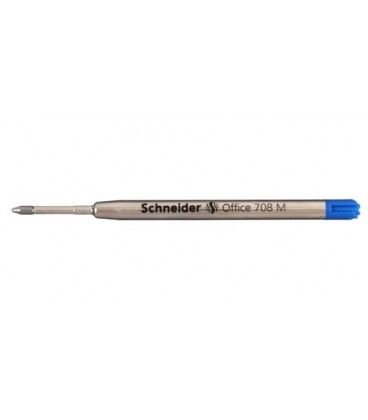 Стержень для шариковых автоматических ручек Schneider тип 708 М, 98 мм, синий