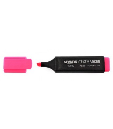 Маркер текстовыделитель Laco TM50 розовый