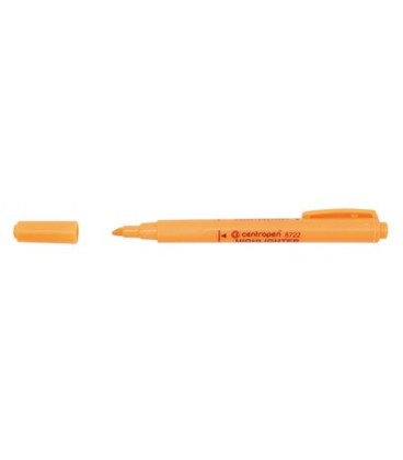 Маркер-текстовыделитель Centropen 8722 оранжевый