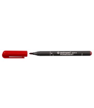 Маркер перманентный Centropen 2836 красный