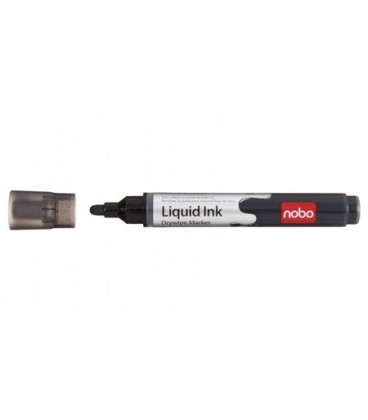 Маркер для вайтбордов Nobo Liquid Ink черный