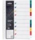 Разделители для регистраторов пластиковые Index 10 л., индексы по цифрам (1-10)