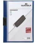 Папка пластиковая с клипом Durable Duraquick А4, 20 л., темно-синяя