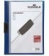 Папка пластиковая с клипом Durable Duraquick А4, 20 л., темно-синяя