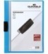 Папка пластиковая с клипом Durable Duraquick А4, 20 л., синяя
