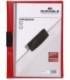 Папка пластиковая с клипом Durable Duraquick А4, 20 л., красная