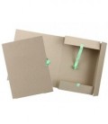 Папка картонная на завязках «Дело» А4, плотность 620 г/м2, ширина корешка 60 мм, серая