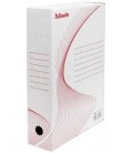 Короб архивный из гофрокартона Esselte корешок 80 мм, 250*80*352 мм, белый