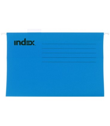 Папка подвесная для картотек Index 360*240 мм, синяя