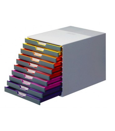 Файл-кабинет Varicolor Durable 355*280*290 мм, 10 лотков, 25 мм, серый